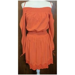 Abercombie & Fitch Apricot colored  mini dress M